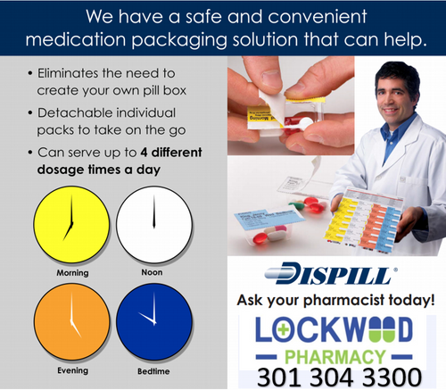 Dispill® Multi-Dose Pill Packaging - Your Local Lockwood Pharmacy